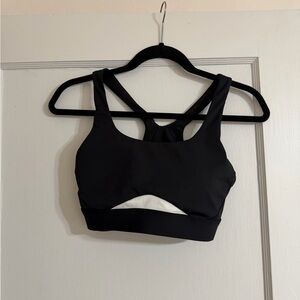 Athleta Strappy Sports Bra with Cutout Detail